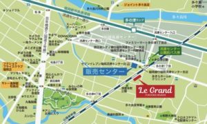 ルグラン福岡東地図