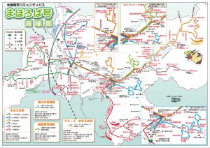 太宰府市コミュニティバス路線図