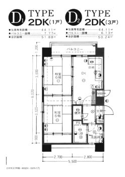 ロマネスク平尾　403号室平面図